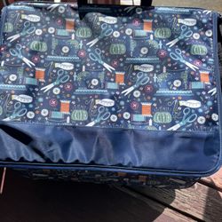 Stylist Carrying Stuff Luggage 
