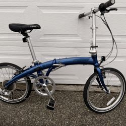 Aluminum Dahon Mu Folding Bike 8 Speed