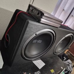 Belva BPKG12V2 Dual 12” Car Subwoofers Amp 