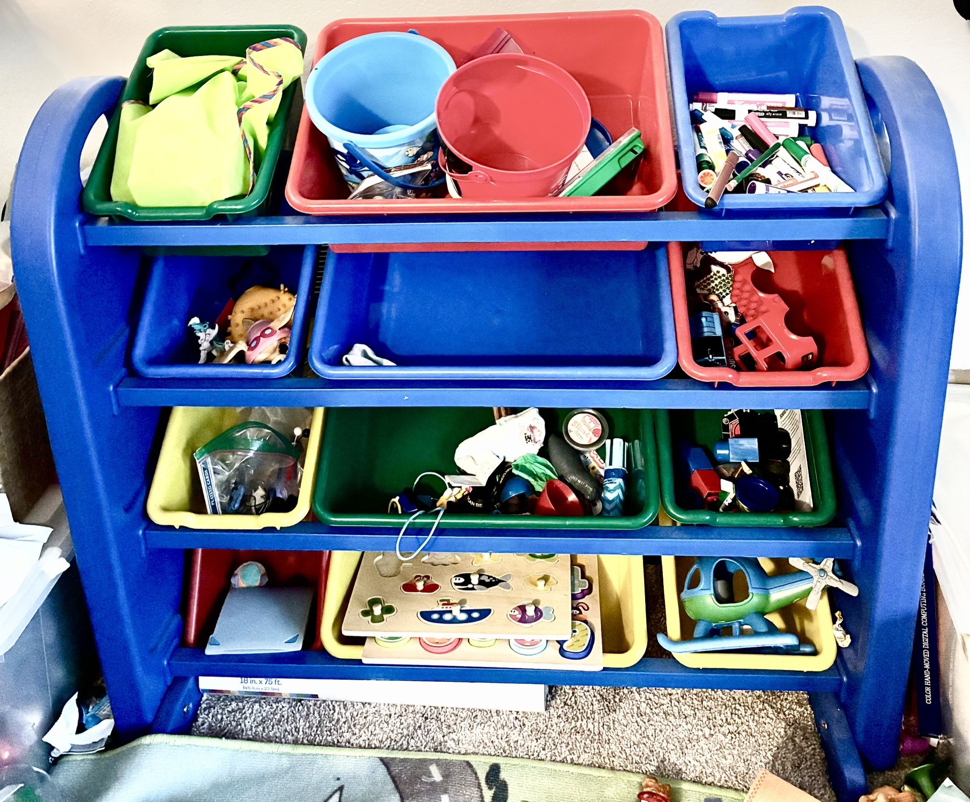 Toy Storage/Organizer With Bins