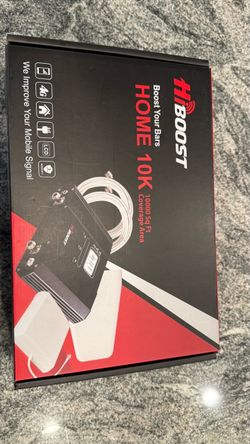 HiBoost Home 10K Cell Signal Booster – 10,000 Sq Ft – $450
