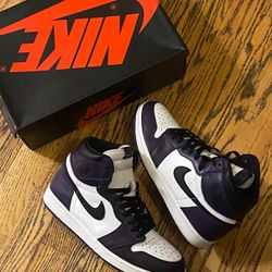 Jordan 1 Court Purple 