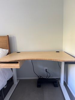 Fully Jarvis bamboo adjustable desk