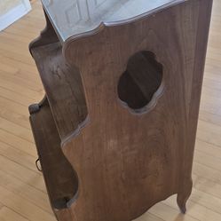 Decorative wooden bookcase