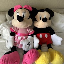 36” Disney Mickey & Minnie Baby Plush
