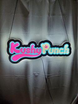 Neon Sign Kushy Punch