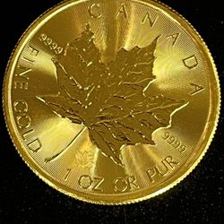 Maple Leaf 2016 1 Oz 999,9 Gold Elisabeth II Kanada 50 $