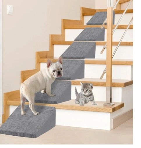 Dog Ramp for Stairs- Gray
