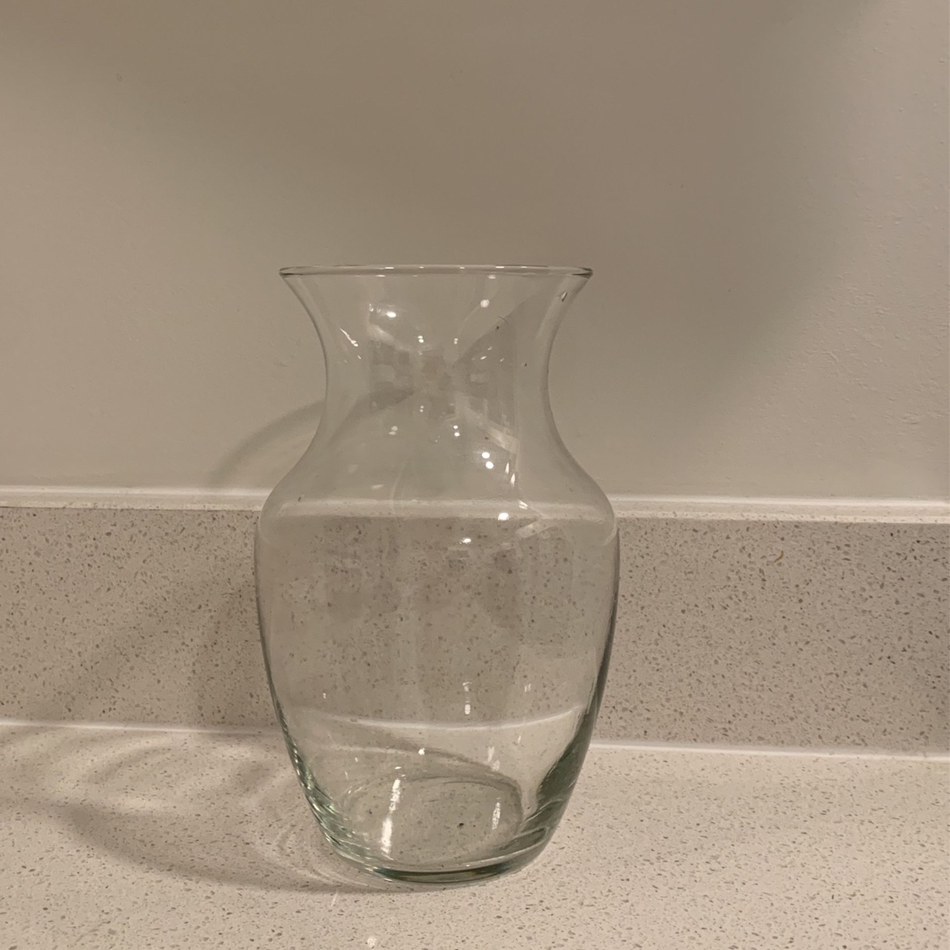 Glass 8” Flower Vase
