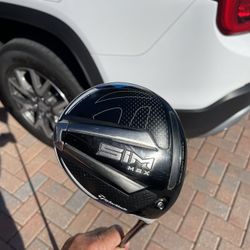 TaylorMade Driver SIM MAX 10.5 with cover Right-Handed Fujikura Ventus Blue 6-S shaft 