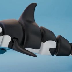 3D Killer Whale