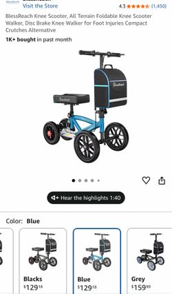 BlessReach Knee Scooter Plus extra Pad