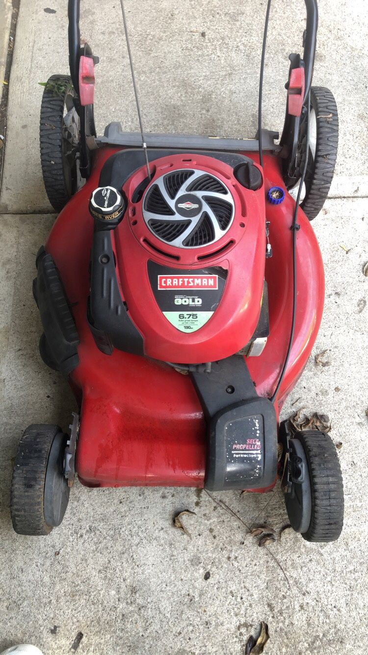 Mower Model Craftsman Gold Series Lawn Mower Craftsman Briggs And