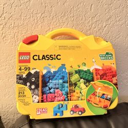 LEGO Classic Creative Suitcase 10713 - Includes Sorting Storage Organizer Case with Fun Colorful Building Bricks, Preschool Learning Toy for Kids to P