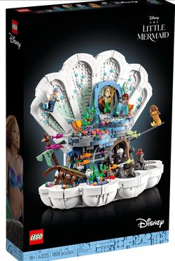 LEGO Disney 43225 The Little Mermaid Royal Clamshell - BNIB Sealed RETIRED