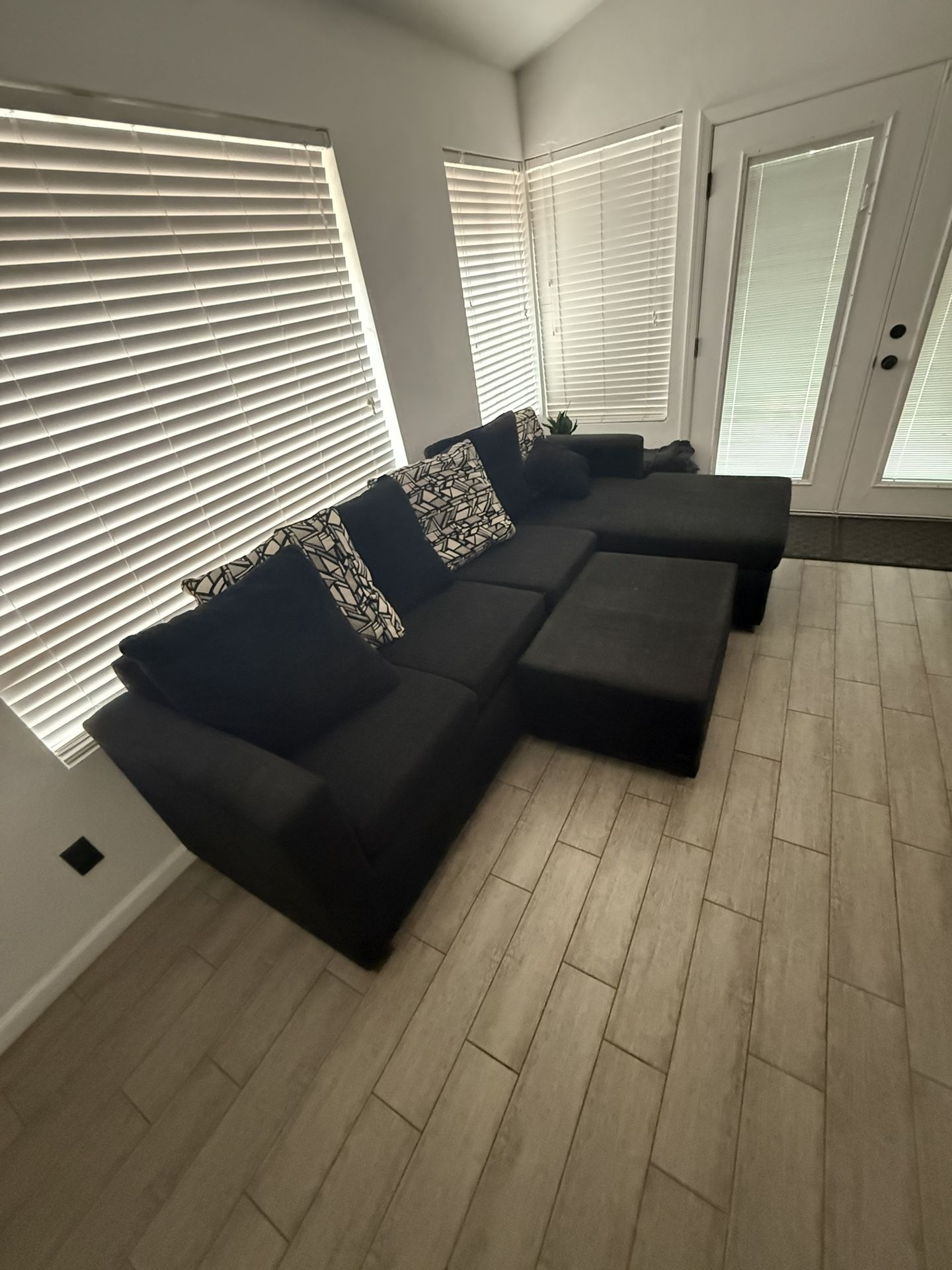 Black Sectional Couch