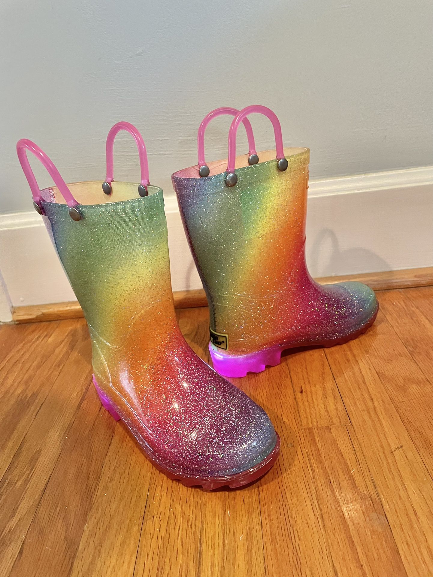 Toddler Light-up Glitter Rain Boots