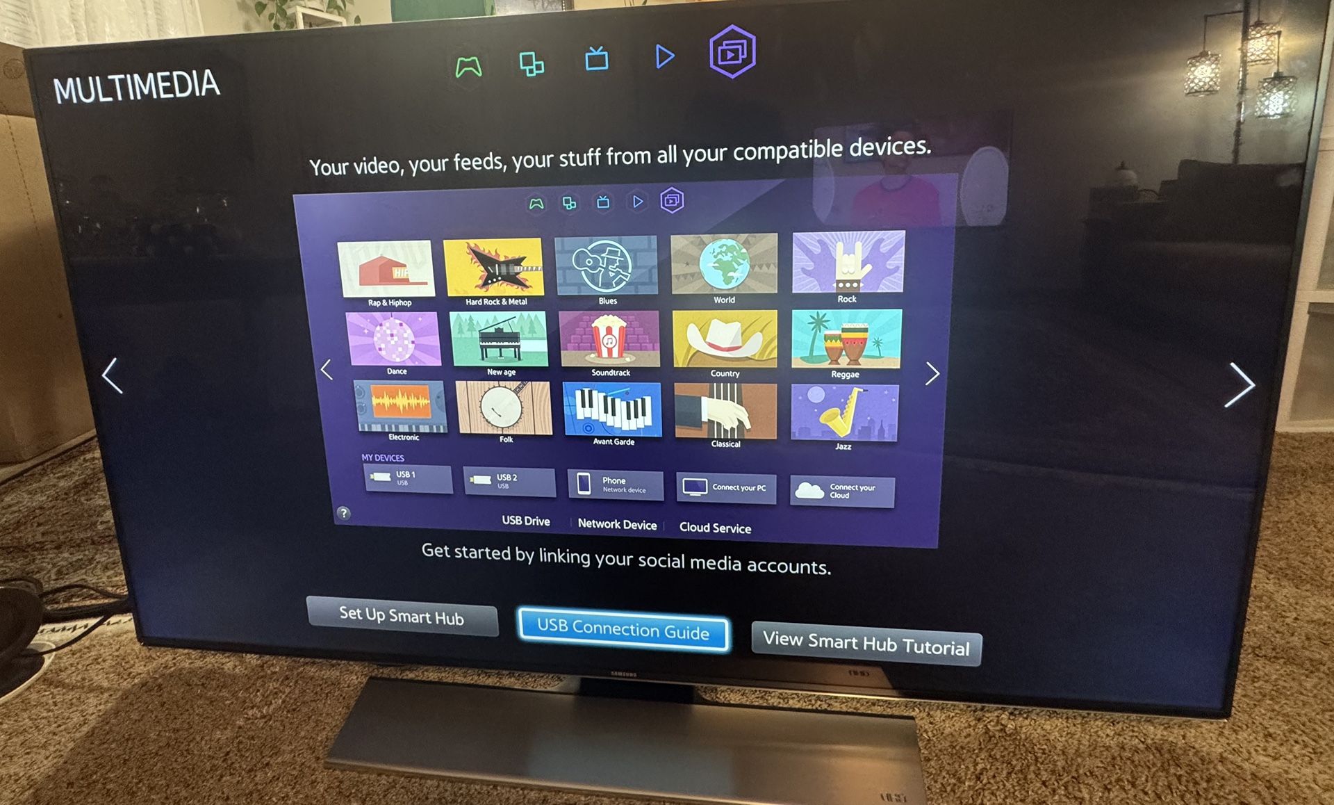 Samsung UN55HU8550F TV 