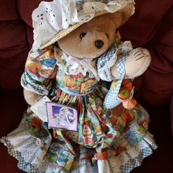 BEARLY PEOPLE Stuffed Bear. 16inches With Original Tags