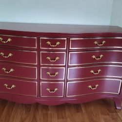 Drexel Serpentine 12-Drawer Dresser | Vintage | Refinished