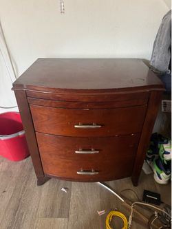 Wood Nightstand
