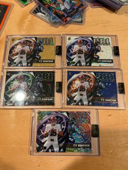 Ty Simpson Rookie lot 40 OBO