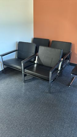 Black Leather Chairs