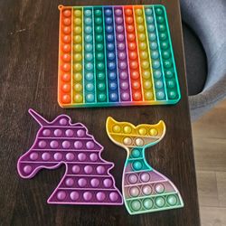 Pop It Fidget Toy Set of 3