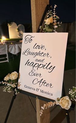 Engagement decor
