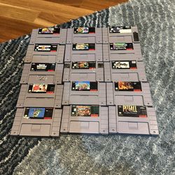 Super Nintendo Video Games 