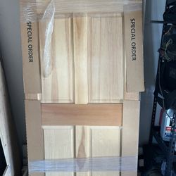 Wood 6 Panel Door 36x82