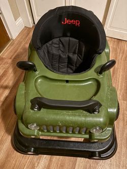 Jeep Baby Walker Green and Black