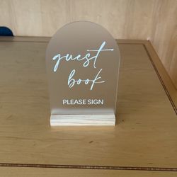 Guest Book sign 
