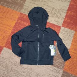 NEW Athletic Works Tech Fleece Zip Jacket XS 4/5