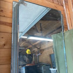 Antique Smoked Mirrors Full-Length