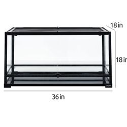 Thrive Front Double Door Opening - 40 Gallon Reptile Tank 
