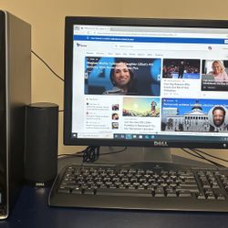 Complete Dell Inspiron Desktop Computer System