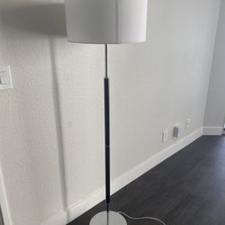 Tall Black And White Lamp