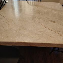 Cream Marbled Table