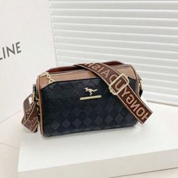 Women Shoulder Bag, Casual Wide Strap Crossbody Bag, Pillow-Shaped Bag