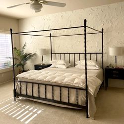 King Size Canopy Bed Frame Wayfair