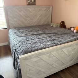 King size bed frame
