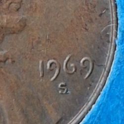 1969 S error Penny
