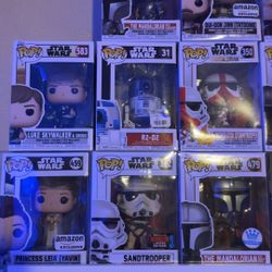 Star Wars Funko Pops 