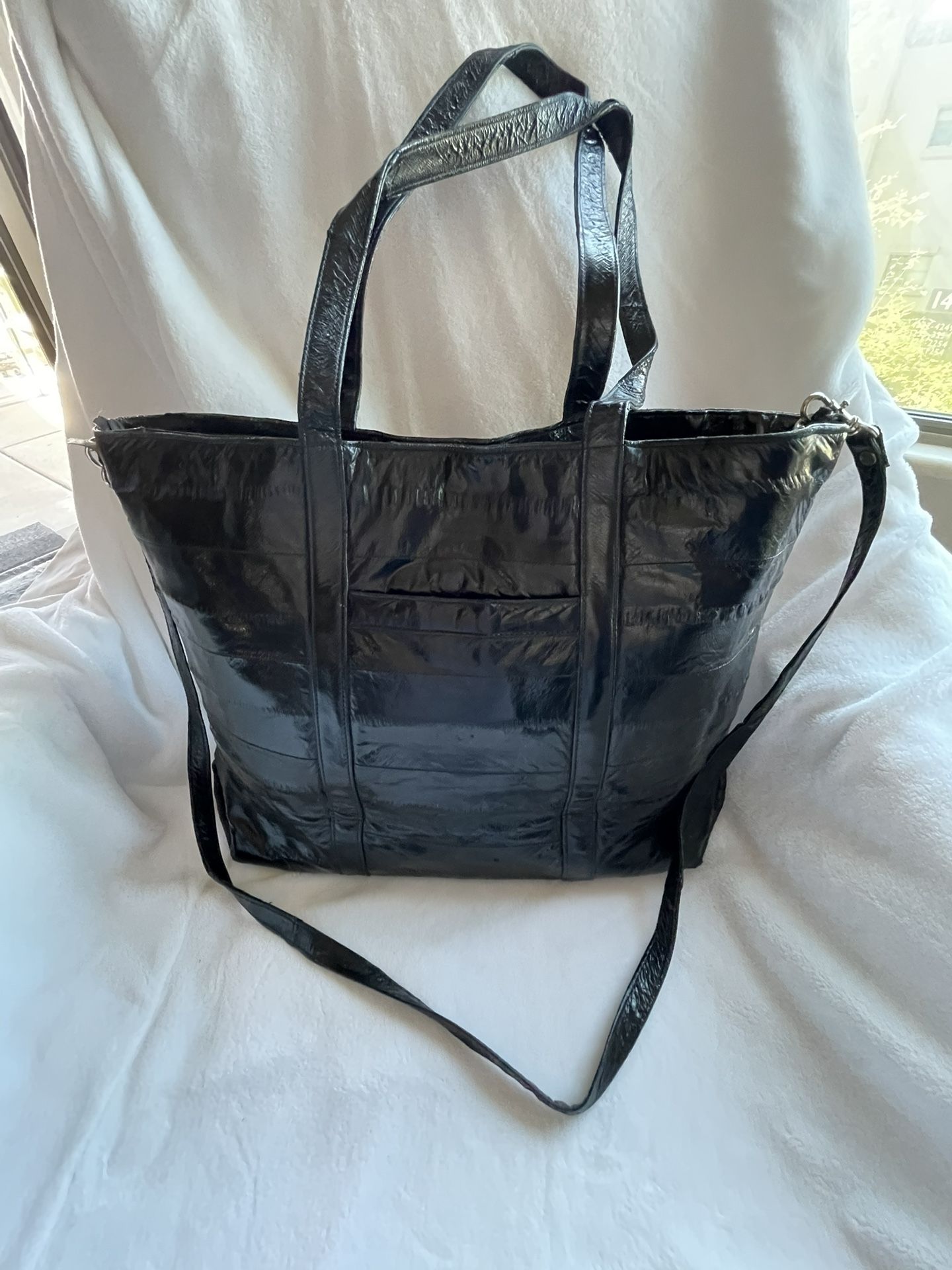 Genuine Eel Skin Bag/Tote
