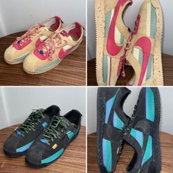 2 Pairs‼️ Union LA, Nike, Cortez SP, Off Noir, AND, Union LA, Nike, Cortez SP, Sesame, Size 12