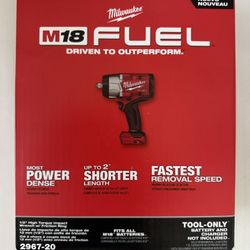 Milwaukee M18 1/2” Impact Wrench