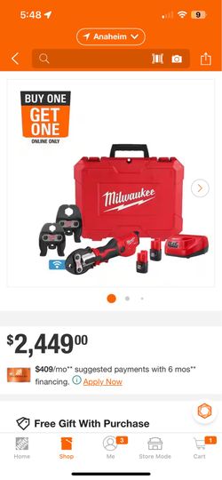 Milwaukee force logic press tool