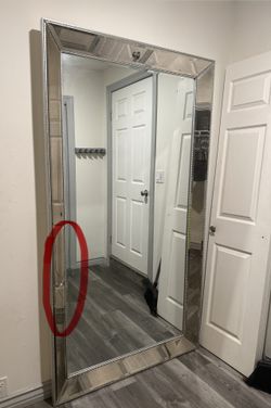 Large very heavy mirror