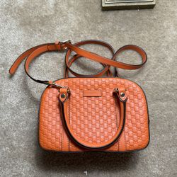 GUCCI BAG MICROGUCCISIMA Purse/Crossbody